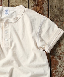 JOURNAL STANDARD | VELVA SHEEN×JS PIGMENT ヘンリーネックTee(Tシャツ/カットソー)
