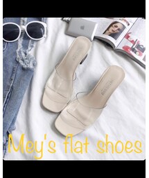Mey's flat shoes | クリアサンダル(サンダル)