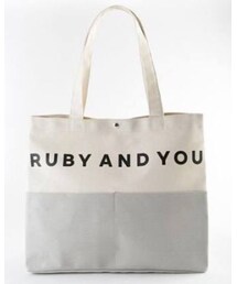 RUBY AND YOU | トートバッグ