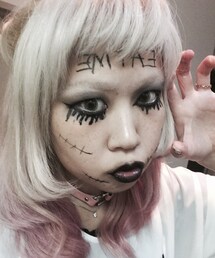 no brand | 猫耳ヘアーと、
amoちゃん風ゾンビメイクー(その他)
