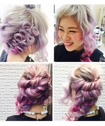 ixchel | ヘアースタイル
編み込みリボンアレンジ(その他)