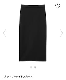 GU | カットソータイトスカート(スカート)