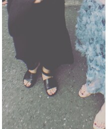 ALL BLACK | サンダル