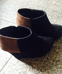 不明 | バイカラーショートブーツ(ブーツ)