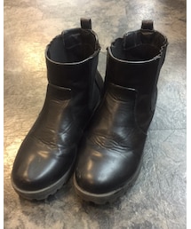 no brand | サイドコアショートブーツ(ブーツ)