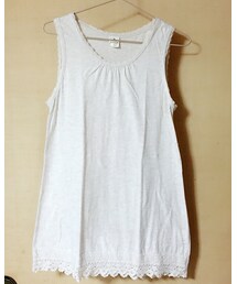 FINAL DICISION | 首元裾レースタンク(タンクトップ)