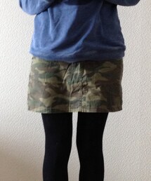 AS KNOW AS de base | カモフラスカート(スカート)