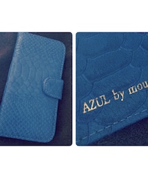 AZUL by moussy | パイソン型押しiPhoneケース(その他)