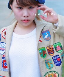 used | used ワッペンスウィングトップ(その他アウター)