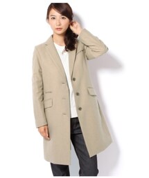 JOURNAL STANDARD | RE-ストレッチフラノロングチェスターコート(チェスターコート)