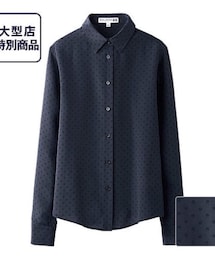 UNIQLO | シルクプリントブラウス(シャツ/ブラウス)