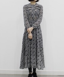 데일리위수 | 쉬폰 롱 원핏ㅡ(ドレス)