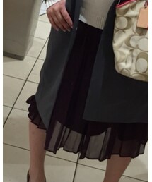 UNIQLO | えんじは何色？(スカート)