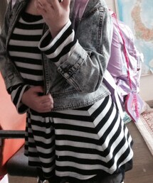 ボーダーワンピース(ワンピース)