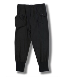 Yohji Yamamoto POUR HOMME | I-機能ポケット裾RIBA(BLACK) size2(パンツ)