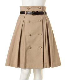 dazzlin | ベルト付きダブルボタンスカート(スカート)