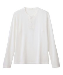 GU | ワッフルヘンリーネック(Tシャツ/カットソー)