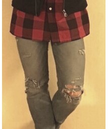 自作ダメージ | デニムパンツ