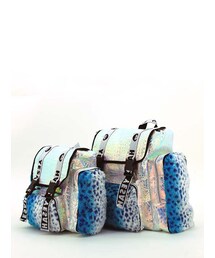 YESAH | Big Holo Fur Backpack Blue(バックパック/リュック)