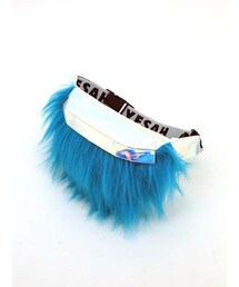 YESAH | Fur Fanny Waistpouch Blue(ボディバッグ/ウエストポーチ)