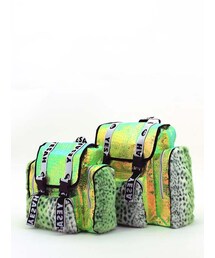 YESAH | Mini Holo Fur Backpack Green(バックパック/リュック)