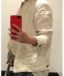 audrey and john wad | 麻混ブルゾン(ブルゾン)