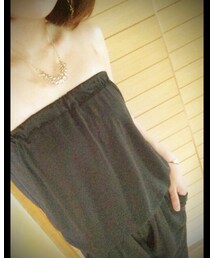 YUMIKO | トップス脱ぐとこんな感じ♡(つなぎ/オールインワン)