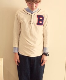 BEAMS BOY | CHESWICK /  Baseball ヘンリー7分袖(Tシャツ/カットソー)
