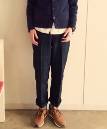 BEAMS BOY | 【予約】BEAMS BOY / タータン スラックス 9分(スラックス)