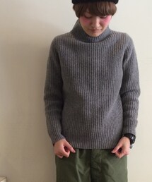 Ray BEAMS | ■Ray BEAMS / 5G 畦編 ハイネック(ニット/セーター)