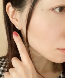 ♡👈🏻指さしてみた | イヤリング