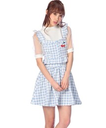 LIZ LISA | ギンガムセットアップ(スカート)