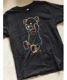 Design Tshirts Store graniph | ドリッピング コントロール ベア(Tシャツ/カットソー)