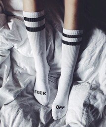 Raised By Wolves | Fuck Off(@rbw)(ソックス/靴下)