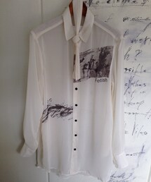 CILANDSIA | LONG SHIRT CHIFFON(シャツ/ブラウス)