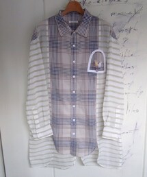 YEAH RIGHT!! | ramdom hem shirt [checked](シャツ/ブラウス)