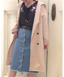 AS KNOW AS PINKY | トレンチコート