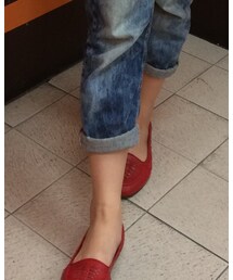 ALL BLACK | モカシン/デッキシューズ