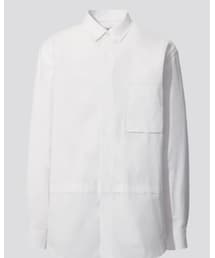 UNIQLO | スーピマンコットンオーバーサイズシャツ(シャツ/ブラウス)