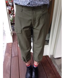 BEAMS BOY | 褲腳束口6分長褲(その他パンツ)