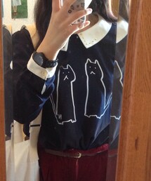 POU DOU DOU | 襟付きトップス(Tシャツ/カットソー)