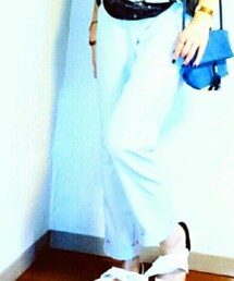 WHITE/BLACK | その他パンツ