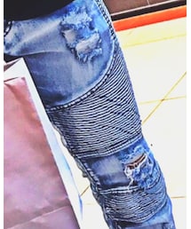 バイカーデニム | デニムパンツ