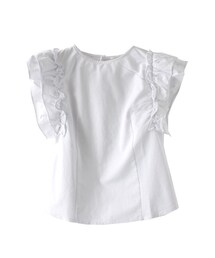 rous | 袖フリルコットンBL(シャツ/ブラウス)