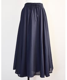 no brand | 【Marient】コットンカラーギャザーSK(スカート)