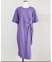 no brand | 【7/6(FRI)18:00発売】カラー絞り TEE OP(ワンピース)