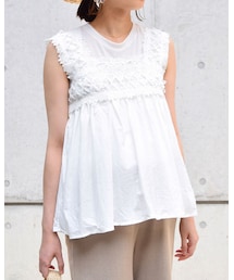 no brand | レースキャミBL(シャツ/ブラウス)