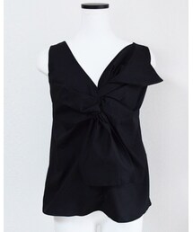 no brand | 【 MORE SALE 】ビックリボンノースリBL(シャツ/ブラウス)