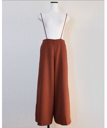 no brand | [ Marient ] ソフトツイルキャミサロペット(ワンピース)