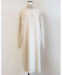 no brand | [ NEW ]タートルニットロングOP(ワンピース)